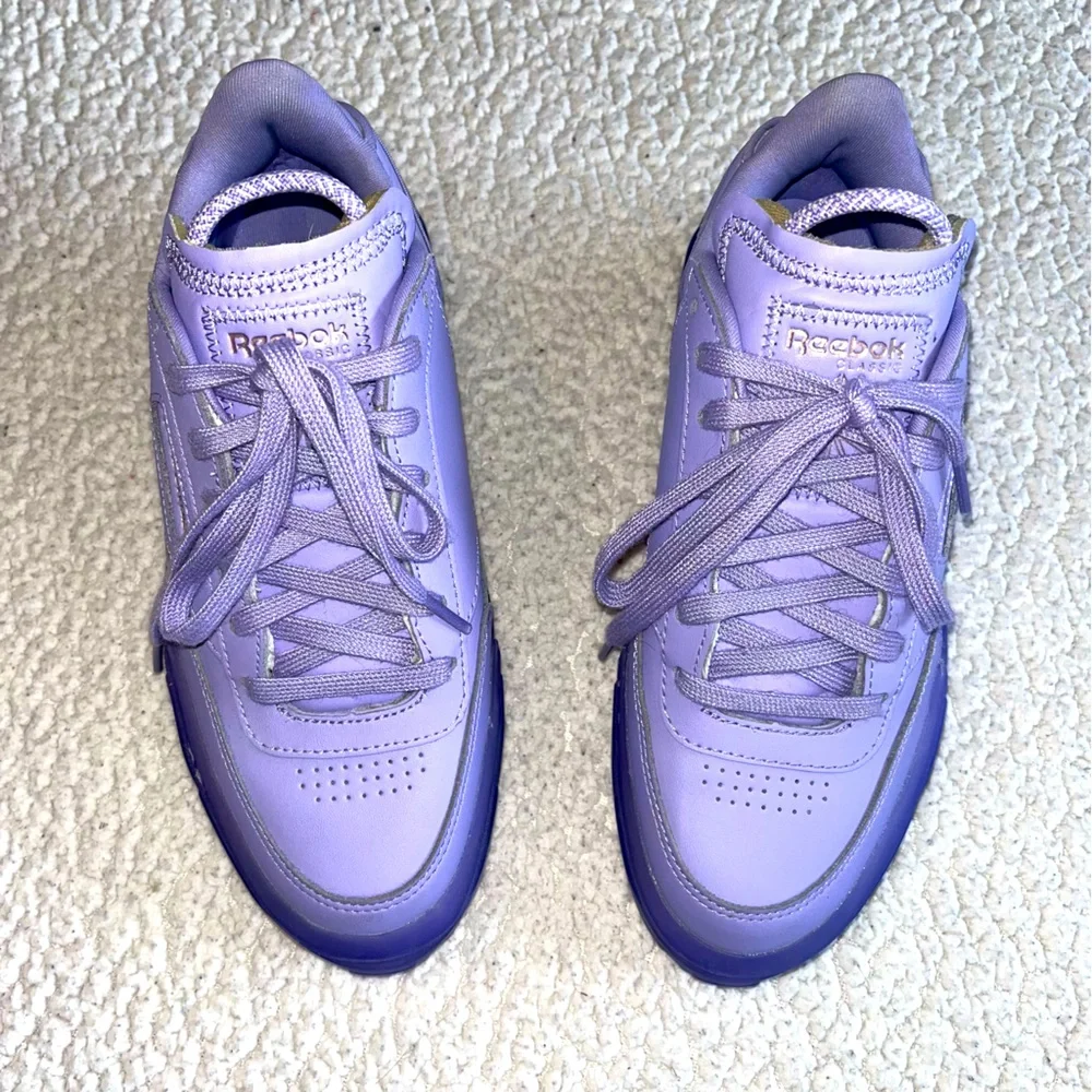 Cardi B x Reebok Club C V2 Lavender Sneakers – Unisex Streetwear‎ Heat 🔥